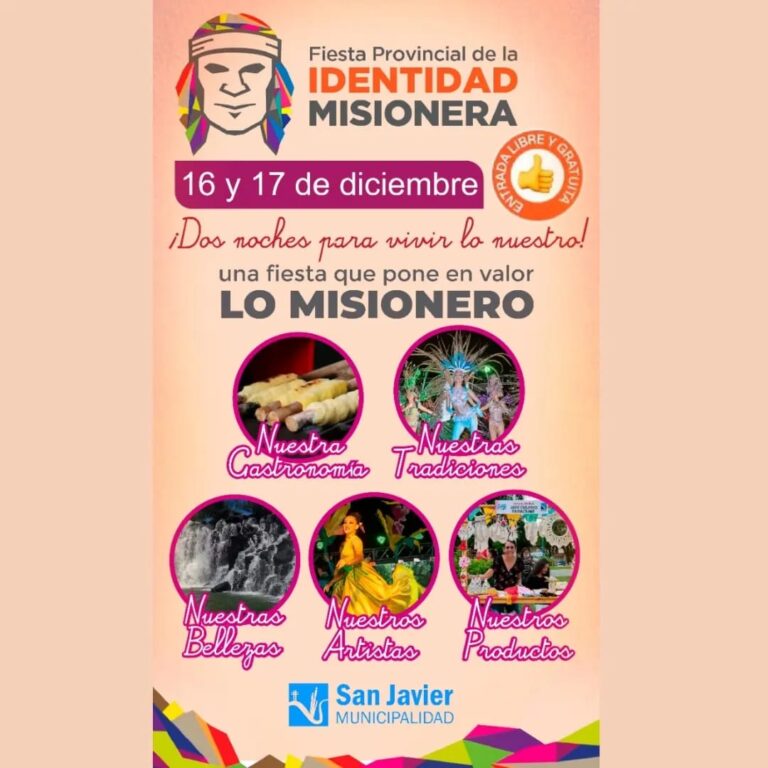 <strong>Confirman la   fecha de realización de la 2da edición de “Fiesta Provincial de la Identidad Misionera” en San Javier</strong>